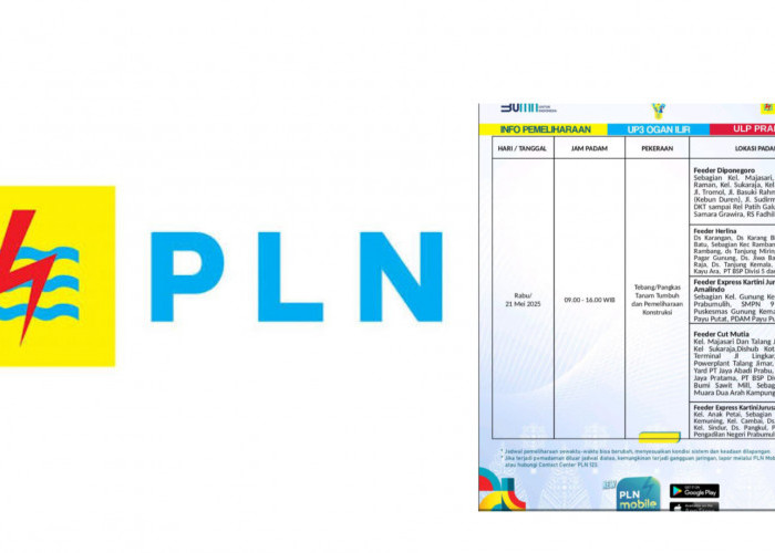 PLN Prabumulih Umumkan Pemadaman Listrik 21 Mei: Cek Daerah yang Terdampak!