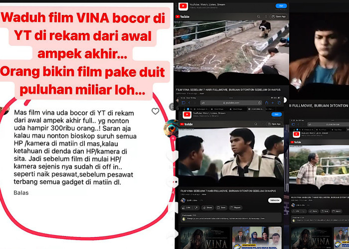 Film Vina Sebelum 7 Hari Bocor Diunggah di YouTube Sudah Ditonton 300 Ribu Kali, Netizen Marah Besar!