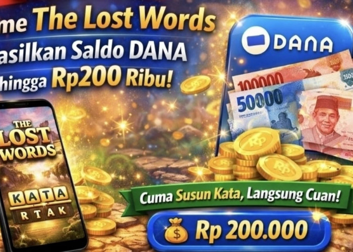 Tanpa Modal! Game The Lost Words Disebut Bisa Cairkan Saldo DANA hingga Rp200 Ribu