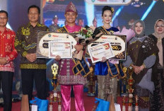 Raiyen-Cece Terpilih Jadi Bujang Gadis Muara Enim, Fokus UMKM dan Pariwisata