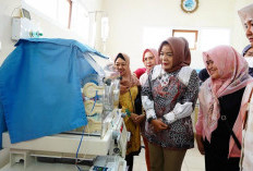 Ibu Muda Asal Muara Enim Lahirkan Bayi Kembar Tiga di RSUD Prabumulih, Ketua PKK Beri Perhatian