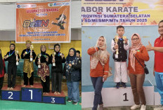 Dua Emas dari Karate dan Silat, Prabumulih Peringkat 2 O2SN Sumsel 2025