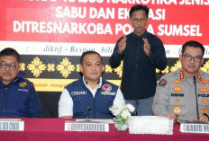 Polda Sumsel dan Bea Cukai Gagalkan Peredaran Narkoba Skala Besar, 11.443 Ekstasi dan 1,3 Kg Sabu Disita