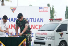 BRI BO Prabumulih Serahkan 1 Unit CSR Ambulance 