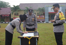 Polres Prabumulih Sertijab Tiga Perwira