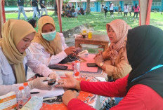  Layanan Kesehatan Gratis Puskesmas Gunung Kemala Hadir di SMAN 5 Prabumulih