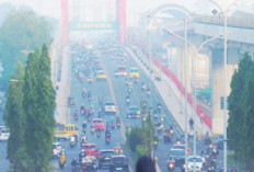 Kabut Asap Selimuti Palembang, Kualitas Udara Anjlok Hingga Tak Sehat