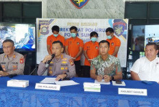 Polairud Polda Sumsel Gagalkan Praktik Ilegal Fishing, 4 Nelayan Banyuasin Ditangkap