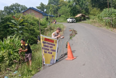 Longsor Ancam Jalan Utama di Ogan Ilir, Warga Diminta Berhati-hati