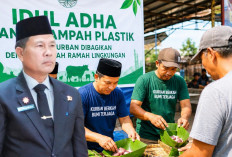 DLH Prabumulih Serukan Idul Adha Tanpa Sampah Plastik, Warga Diajak Gunakan Wadah Ramah Lingkungan