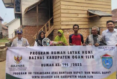 Baznas Ogan Ilir Lampaui Target Bedah Rumah, Seharusnya 150 Unit, Kini Sudah Terealisasi 197 Unit