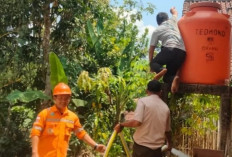 BPBD Kota Prabumulih Suplai Air Bersih ke Sekolah