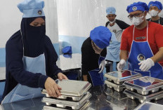 SPPG Muntang Tapus Prabumulih Beroperasi, Sajikan Menu Malbi Sapi hingga Apel Cherry untuk 2750 Siswa
