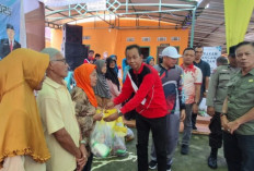 Pasar Murah di Talang Batu Diserbu Warga, Ratusan Paket Sembako Ludes