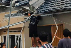 Angin Kencang dan Hujan Lebat Terjang Muara Enim, Sejumlah Rumah dan Fasilitas Umum Rusak