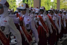 Lomba Gerak Jalan SDN 50 Tampil Style Keren bak Model 