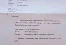 Undangan Shalat Idul Fitri di Prabumulih Sudah Beredar, Kemenag Prabumulih Imbau Tunggu Sidang Isbat