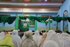 Ratusan Jemaah Ramai Laksanakan Sholat Idul Fitri di Masjid At-Taqwa Lubai