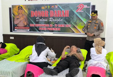 Semangat Peduli, Polres Prabumulih Donorkan 39 Kantong Darah di Hari Bhayangkara ke-79