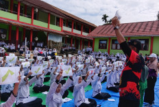 Prabumulih Pos dan MTSN I Kobarkan Semangat Literasi Digital pada Moment HUT RI ke-80 