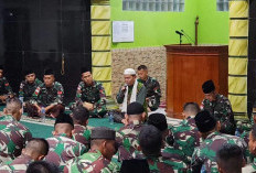 Jelang Penugasan ke Papua Nugini, Pasukan Yonif 141/AYJP Gelar Doa Bersama