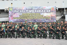 Palembang Lepas 450 Prajurit TNI ke Papua: Misi Pengamanan Perbatasan Dimulai