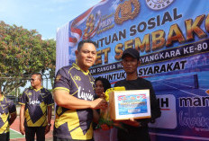 Kapolres Prabumulih Cup 2026 Resmi Dibuka, Polri Salurkan Bansos dan Kursi Roda untuk Warga