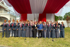 Ternyata Padus SMAN 3 Iringi Semarak Perayaan HUT RI di Prabumulih