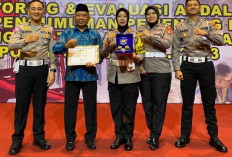 Satlantas Polres OKU Raih Juara 1 Zona Kampung Tertib Lalulintas