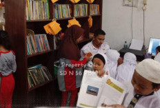 Perpustakaan Cahaya Ilmu SDN 56 Prabumulih Jadi Motor Penggerak Literasi Siswa