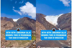 Video Menegangkan: Wisatawan Inggris Nyaris Kena Longsoran Salju di Tian Shan