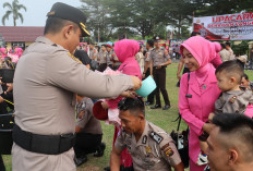 68 Personel Polres Prabumulih Naik Pangkat, Kapolres Minta Tingkatkan Kinerja