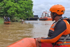 Perahu Getek Terbalik di Sungai Musi, Dua Lansia di Muba Dilaporkan Hilang, Tim SAR Lakukan Pencarian Intensif