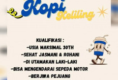 Kai’s Coffee Prabumulih Buka Lowongan Rider Kopi Keliling, Usia Maksimal 30 Tahun