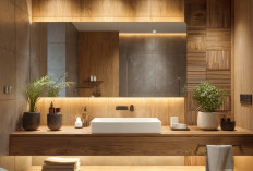 5 Inspirasi Desain Kamar Mandi Sederhana yang Estetik, Bikin Rumah Makin Elegan