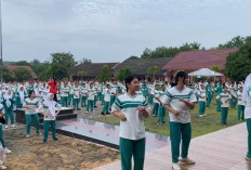  Aktivitas Senam Anak Indonesia Sehat Juga Dilakukan di SMA