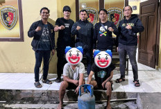 Gondol Pompa Air dan Elpiji di Wonosari, 2 Pencuri Dibekuk Tim URC Wester 838
