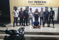 Curi Motor Milik MUA, Eko Ditangkap Satreskrim Polres Prabumulih 