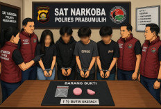 Satresnarkoba Prabumulih Bongkar Jaringan Ekstasi, Empat Pelaku Diciduk