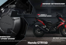 Motor Sport Keren dengan Desain Modern, Ini Spesifikasi Menarik Honda GTR150