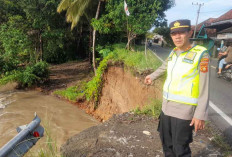 Kerahkan Personil Cek Lokasi Tanah Longsor di Desa Tubohan OKU