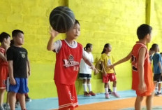 Latihan rutin Club Basket Junior Sekaligus Seleksi Atlet