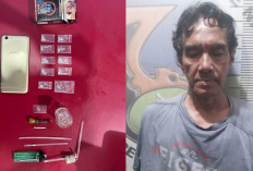 Akhir Perjalanan Frengky, Tertangkap Edarkan 10 Paket Sabu di Prabumulih