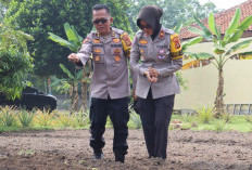 Tanam Sayur di Lahan Tidur, Tabur Bibit Ikan: Polres Prabumulih Dukungan Program Ketahanan Pangan 