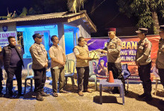 Satkamling Jadi Garda Keamanan Desa: Kapolres Prabumulih Sambangi Pos Satkamling Desa Kemang Tanduk