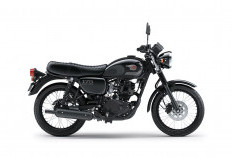 Kawasaki W175 SE Black Style 2025, Tampilan Modern dengan Gaya Klasik