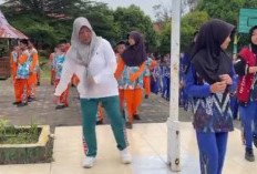 SMPN 9 Prabumulih Gelar Senam Pagi dan Aksi Cegah Anemia