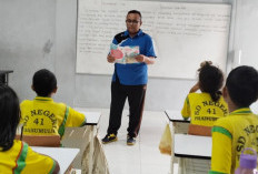 Ajak siswa SDN 41 Prabumulih Tetap Semangat Olahraga