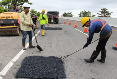 Perbaikan Jalan Tol Kayuagung-Palembang Dikebut, H-7 Siap Dilalui Pemudik
