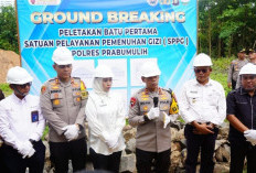 SPPG Polres Prabumulih Bertambah, Kapolda Sumsel Pimpin Ground Breaking SPPG Cambai